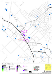 Moorabool - Clarendon Broadhectare Moorabool index map  Major Infill