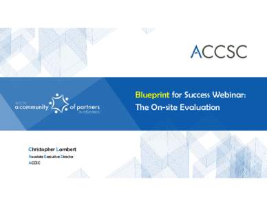 Microsoft PowerPoint - Blueprint onsite webinar