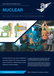 Aquila Nuclear Engineering Ltd  NUCLEAR Nuclear Transport & Packaging Systems Double lidded alpha & beta/gamma posting systems