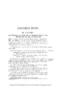 INDUSTRIAL BOARD. No. 2 of 1922.<