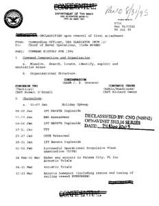 DEPARTMENT OF THE NAVY USS GLADIATOR IMCM[removed]Ser 00/C002 06 Jul 95