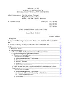 Electric power / Notice of electronic filing / ISO New England / Energy / Electric power distribution / United States Department of Energy / Open Access Same-Time Information System / Energy in the United States / PJM Interconnection / Federal Energy Regulatory Commission