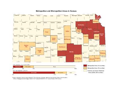 Metropolitan and Micropolitan Areas in Kansas Cheyenne Rawlins  Decatur