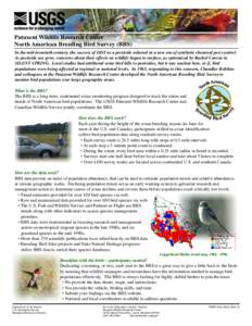 North American Breeding Bird Survey (BBS)