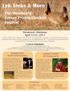 Lek Treks & More The Woodward Lesser Prairie-Chicken Festival Photograph by John Kennington
