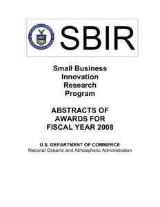 SBIR Small Business Innovation Research Program ABSTRACTS OF