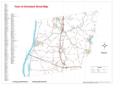 Town of Schodack Street Map H7 G7  F7