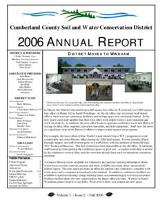 Cumberland County Soil and Water Conservation District[removed]ANNUAL REPORT DISTRICT SUPERVISORS Charles Norman, Chair Bill Rust, Vice Chair/Secretary