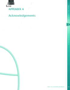 TIMSS 2015 FRAMEWORKS:  APPENDIX A Acknowledgements