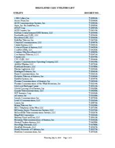 United States / Dow Jones Industrial Average / SBC Long Distance / AT&T Corporation / Competitive local exchange carrier / Qwest / Verizon Communications / Telesphere / AT&T / Bell System / Communications in the United States