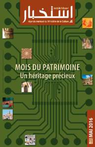 Sommaire Manifestations algériennes dans le monde......................................... 4 Agence algérienne pour le rayonnement culturel.................. 4 Offices culturels........................................