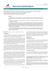 Staining Properties of Lonchocarpus Cyanescens on the Testes