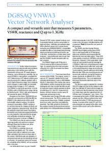 EQUIPMENT REVIEW  SAM JEWELL, G4DDK ♦ E-MAIL: [removed] DECEMBER 2011 ♦ RADCOM