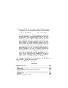 LAWRENCE G. GRAEV AND LORNA GRAEV, PETITIONERS v. COMMISSIONER OF INTERNAL REVENUE, RESPONDENT Docket No[removed]–08. Filed June 24, 2013.