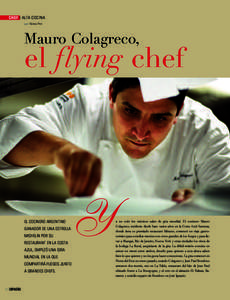 CHEF | ALTA COCINA por Silvina Pini Mauro Colagreco,  el flying chef
