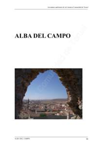 Inventario ambiental de la Comarca Comunidad de Teruel  ALBA DEL CAMPO ALBA DEL CAMPO