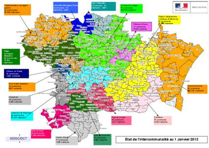 Castelnaudary Lauragais audois 43 communes