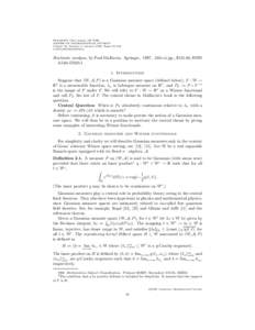 BULLETIN (New Series) OF THE AMERICAN MATHEMATICAL SOCIETY Volume 35, Number 1, January 1998, Pages 99–104