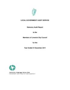 LOCAL GOVERNMENT AUDIT SERVICE  Statutory Audit Report to the Members of Limerick City Council for the
