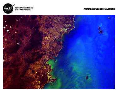 National Aeronautics and Space Administration Northeast Coast of Australia  National Aeronautics and