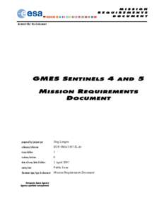 Microsoft Word - sentinel 4 and 5 MRD issue 1 rev 0 signed.doc