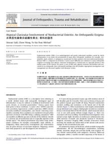 Atypical Clavicular Involvement of Nonbacterial Osteitis: An Orthopaedic Enigma