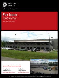 For lease[removed]Bills Way Ruther Glen, Virginia[removed]For more information please contact: Jimmy Appich