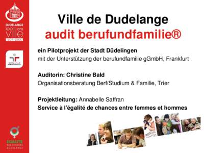 Ville de Dudelange audit berufundfamilie®
