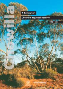 A Review of Chowilla Regional Reserve[removed]