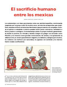 El sacrificio humano entre los mexicas Alfredo López Austin, Leonardo López Luján