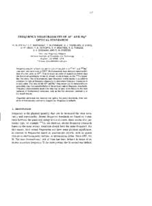 Chemistry / Doppler cooling / Hyperfine structure / Physical Review / Crystal / Trapped ion quantum computer / Anthony E. Siegman / Physics / Atomic physics / Quantum mechanics