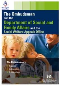 The Ombudsman and the Department of Social and Family Affairs and the Social Welfare Appeals Office
