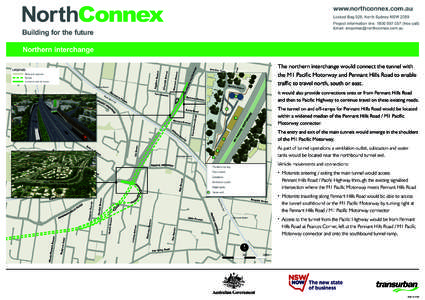 www.northconnex.com.au  Building for the future Burns R oad