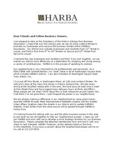 Microsoft Word - Letter from HARBA Pres.