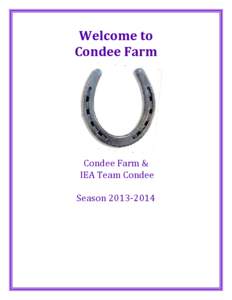 Welcome to Condee Farm Condee Farm & IEA Team Condee Season[removed]