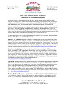 Cultural heritage / Preserve America / United States Department of the Interior / Conservation and restoration / Milford Wayne Donaldson / National Register of Historic Places / Packard Proving Grounds / Redwood / Historic preservation