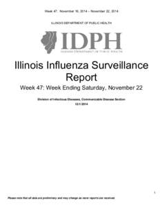 Illinois Influenza Surveillance Report