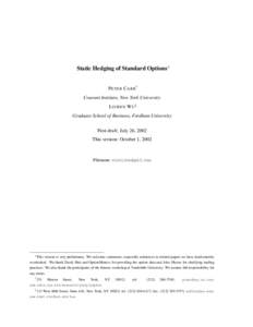 Options / Investment / Black–Scholes / Delta neutral / Hedge / Put–call parity / Put option / Implied volatility / Futures contract / Financial economics / Finance / Mathematical finance