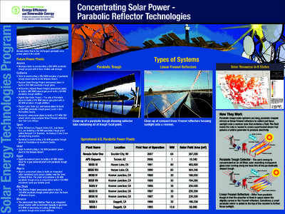 Technology / Solar thermal energy / Alternative energy / Mojave Desert / Parabolic trough / Concentrated solar power / Solar Energy Generating Systems / Solar power / Solar Millennium / Energy / Solar energy / Energy conversion