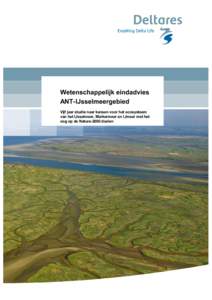 Wetenschappelijk eindadvies ANT-IJsselmeergebied Vijf jaar studie naar kansen voor het ecosysteem van het IJsselmeer, Markermeer en IJmeer met het oog op de Natura-2000 doelen