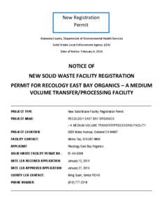 mODIFJJLJLJL New Registration JLKJ Permit  Alameda Count