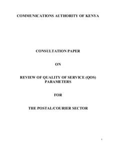 Technology / Mail / Letter box / Universal Postal Union / Address / Quality of service / Service / Post-office box / Transport / Postal system / Business / United States Postal Service