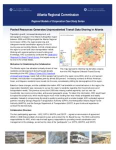 AtlantaofRegional Commission Regional Models Cooperation Case Study Series RegionalAtlanta