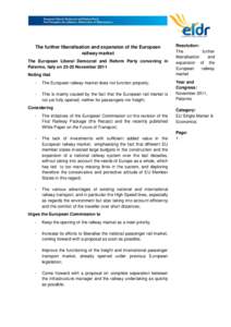 European Union / EU Directive 91/440 / Rail transport / High-speed rail / Trans-European conventional rail network / Rail transport in France / Transport / Land transport / European Union law