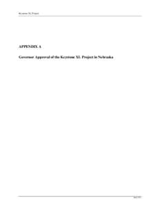 Draft Supplemental EIS for the Keystone XL Project