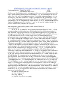 Southern Campaign American Revolution Pension Statements & Rosters Pension application of Charles Pope R8325 fn7NC Transcribed by Will Graves[removed]Methodology: Spelling, punctuation and/or grammar have been corrected