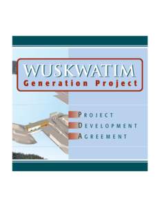Wuskwatim Generation Project PRO DEV AGR