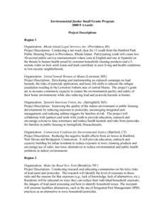 Public health / Environmental justice / Environmental law / Environmental protection / Environmental health / Air pollution / Healthcare / Healthy development measurement tool / Wilderness Inner-City Leadership Development / Health / Environment / Environmental social science