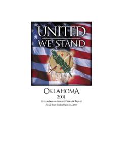 OKLAHOMA 2001 Comprehensive Annual Financial Report for the Fiscal Year Ended June 30, 2001  Frank Keating