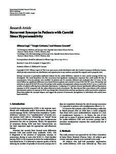 International Scholarly Research Network ISRN Cardiology Volume 2012, Article ID[removed], 5 pages doi:[removed][removed]Research Article